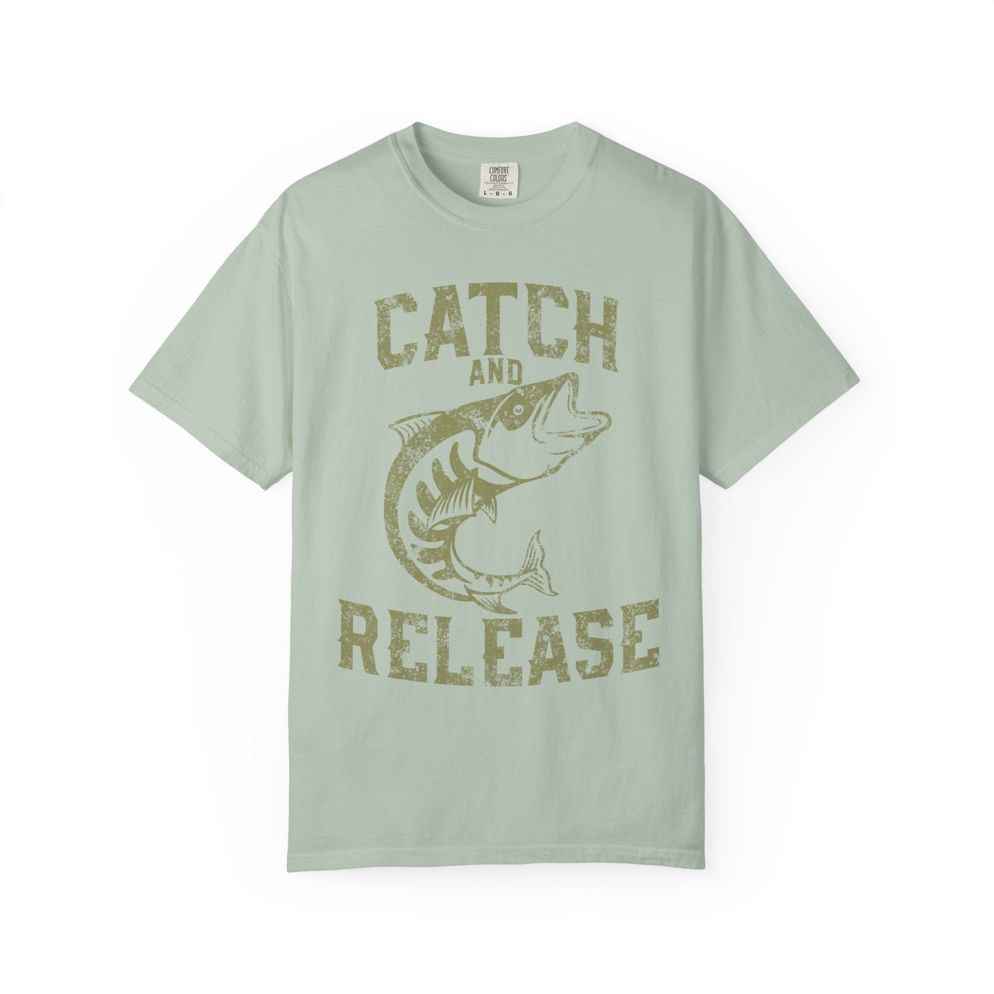 Catch And Release Fishing Graphic Artwork Design T-Shirt - Sinful Threads