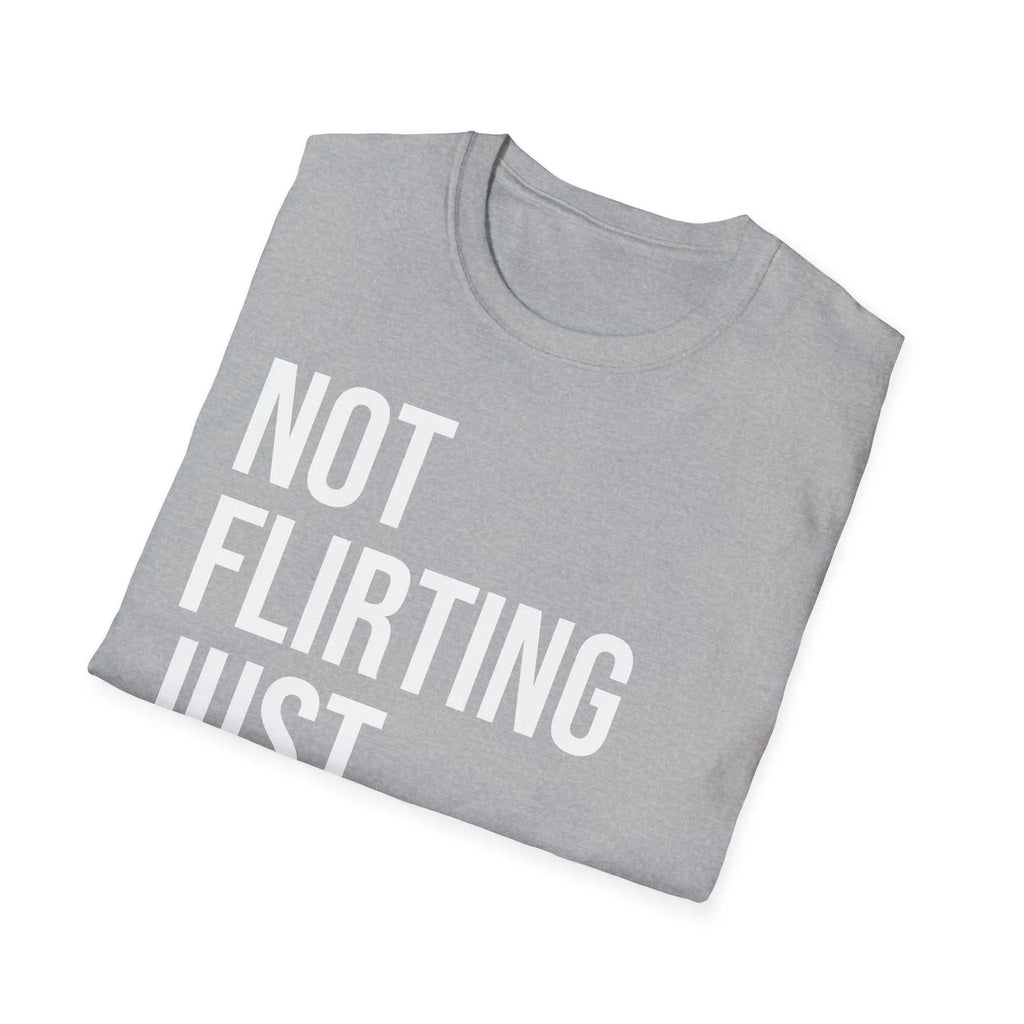 Not Flirting Just Autistic Shirt - Autism Awareness Apparel Printify