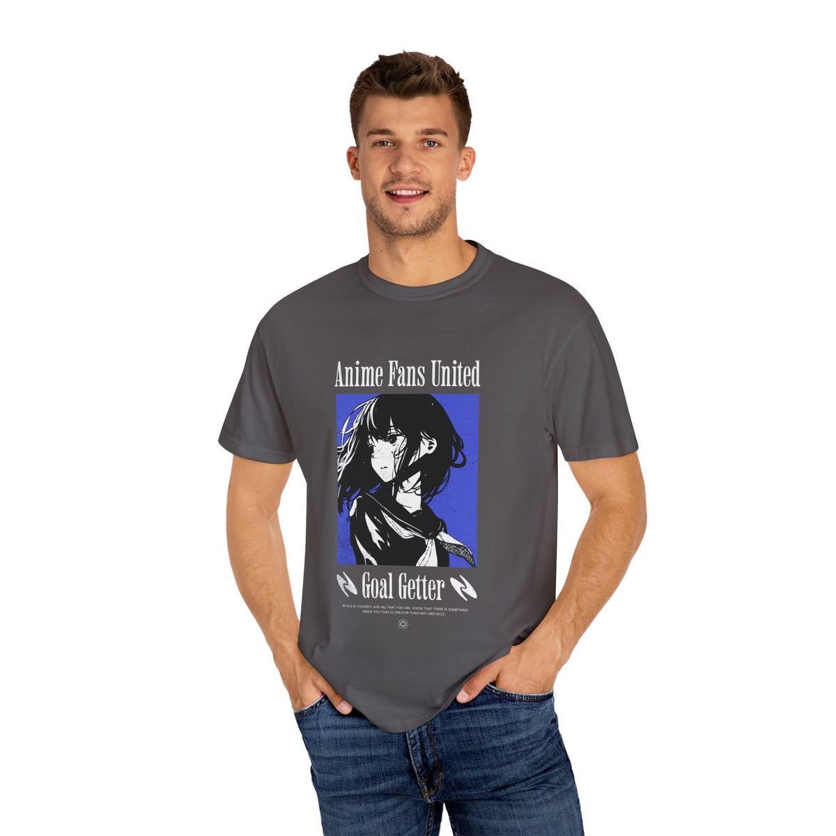 Dark Anime Tee - Vaporwave Street Girl - Gothic Gift