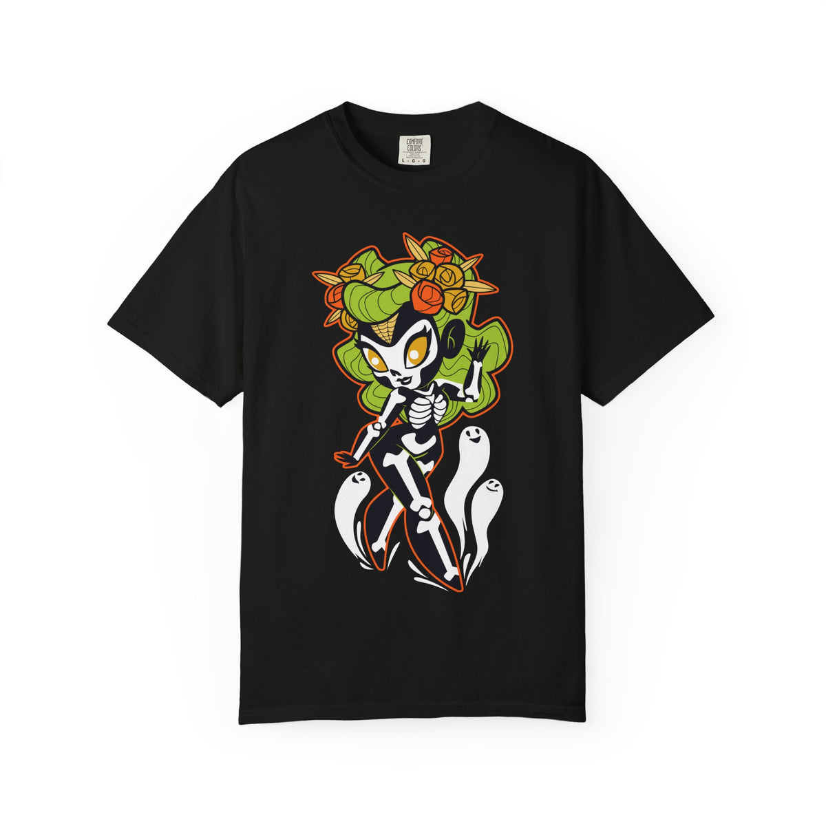 Sugar Skull Tee - Fun Cartoon Halloween Shirt Gift