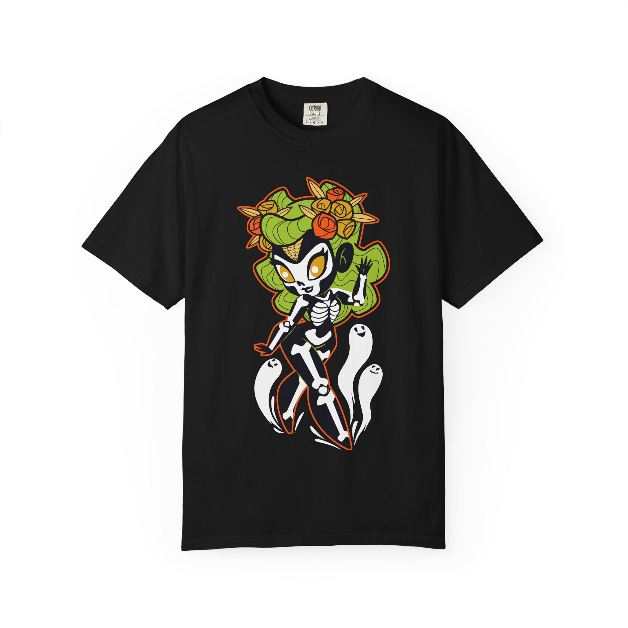 Sugar Skull Tee - Fun Cartoon Halloween Shirt Gift - Sinful Threads