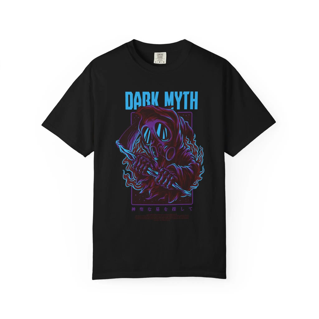 Dark Myth Grim Reaper Artwork Unisex Relaxed Fit T-Shirt - Sinful Threads