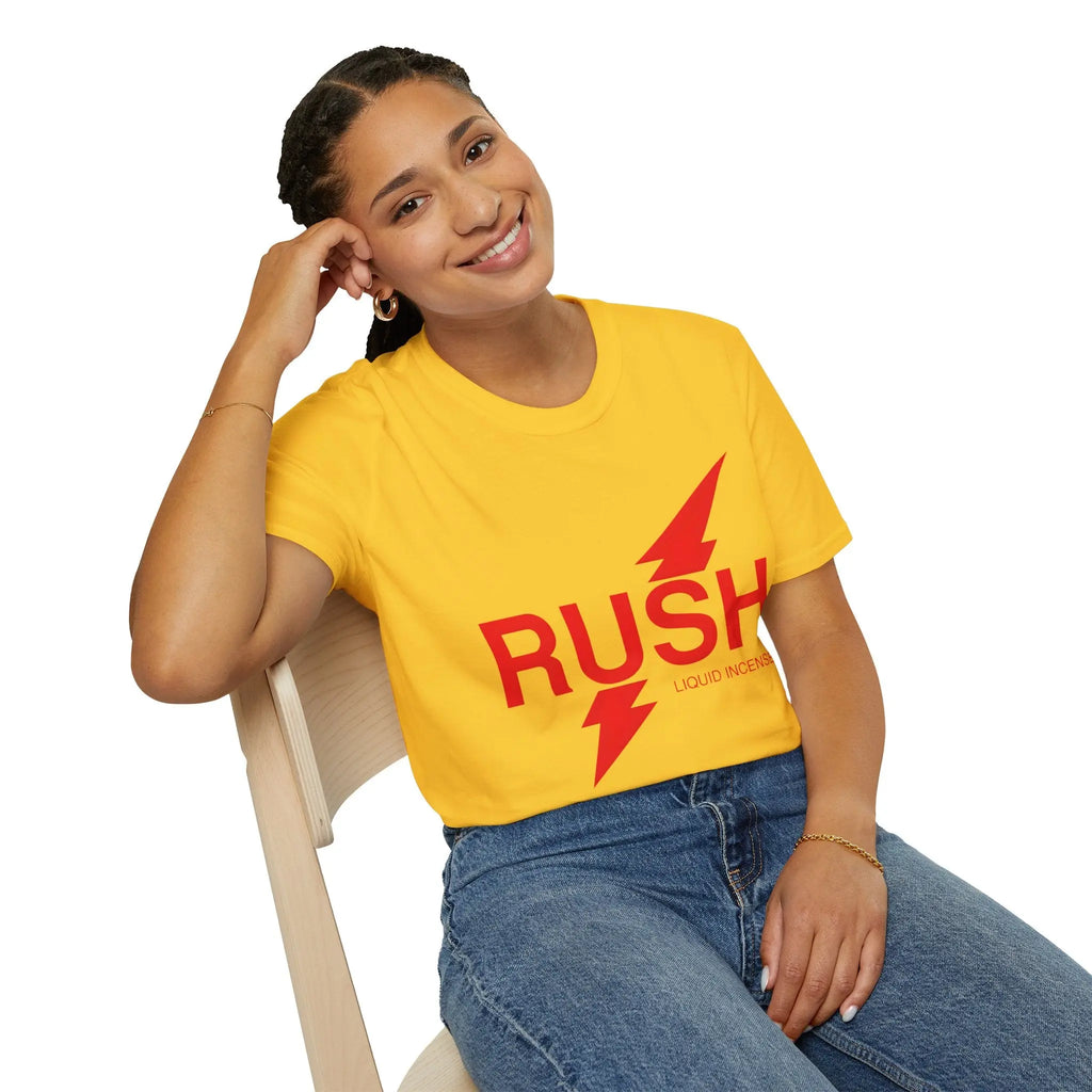 Rush Poppers Gay Shirt - Vintage Logo Pride Tee Printify