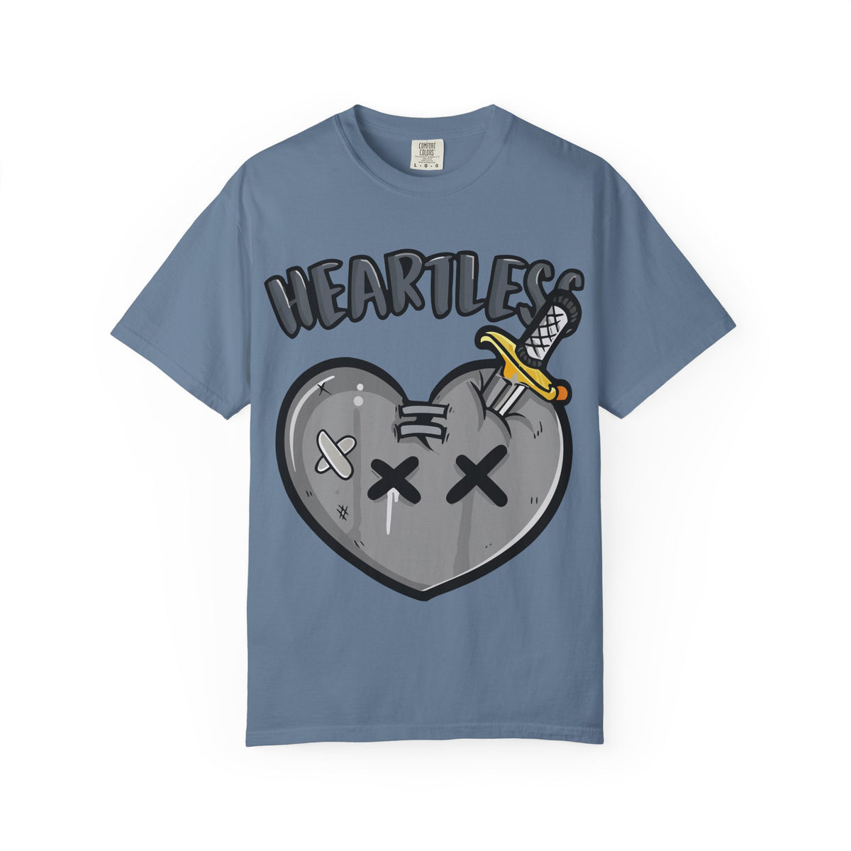 Heartless Grunge Tee – Broken Heart Shirt for Emo Aesthetic - Sinful Threads