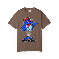 Funny Shark Shirt - Not Sorry Skeleton Design Tee