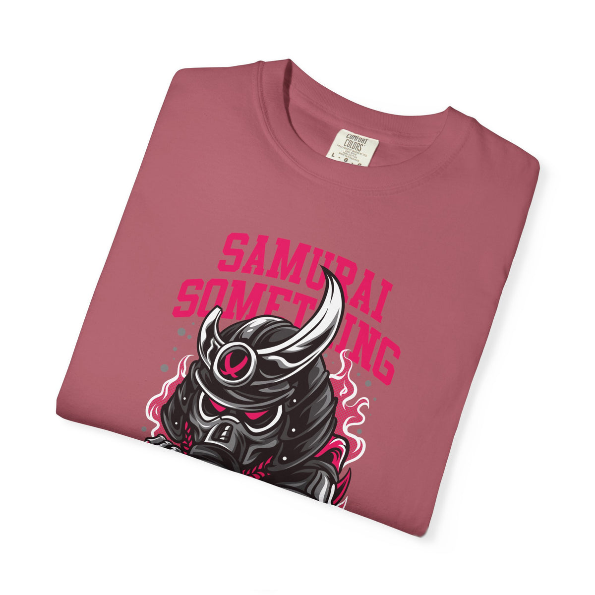 Samurai Something Dark Distressed Design T-Shirt