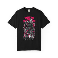 Samurai Something Dark Distressed Design T-Shirt
