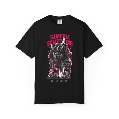 Samurai Something Dark Distressed Design T-Shirt