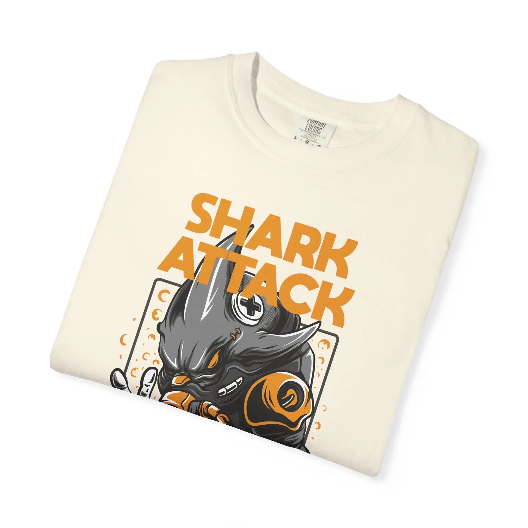 Shark Attack Bold Graphic Unisex T-Shirt - Sinful Threads