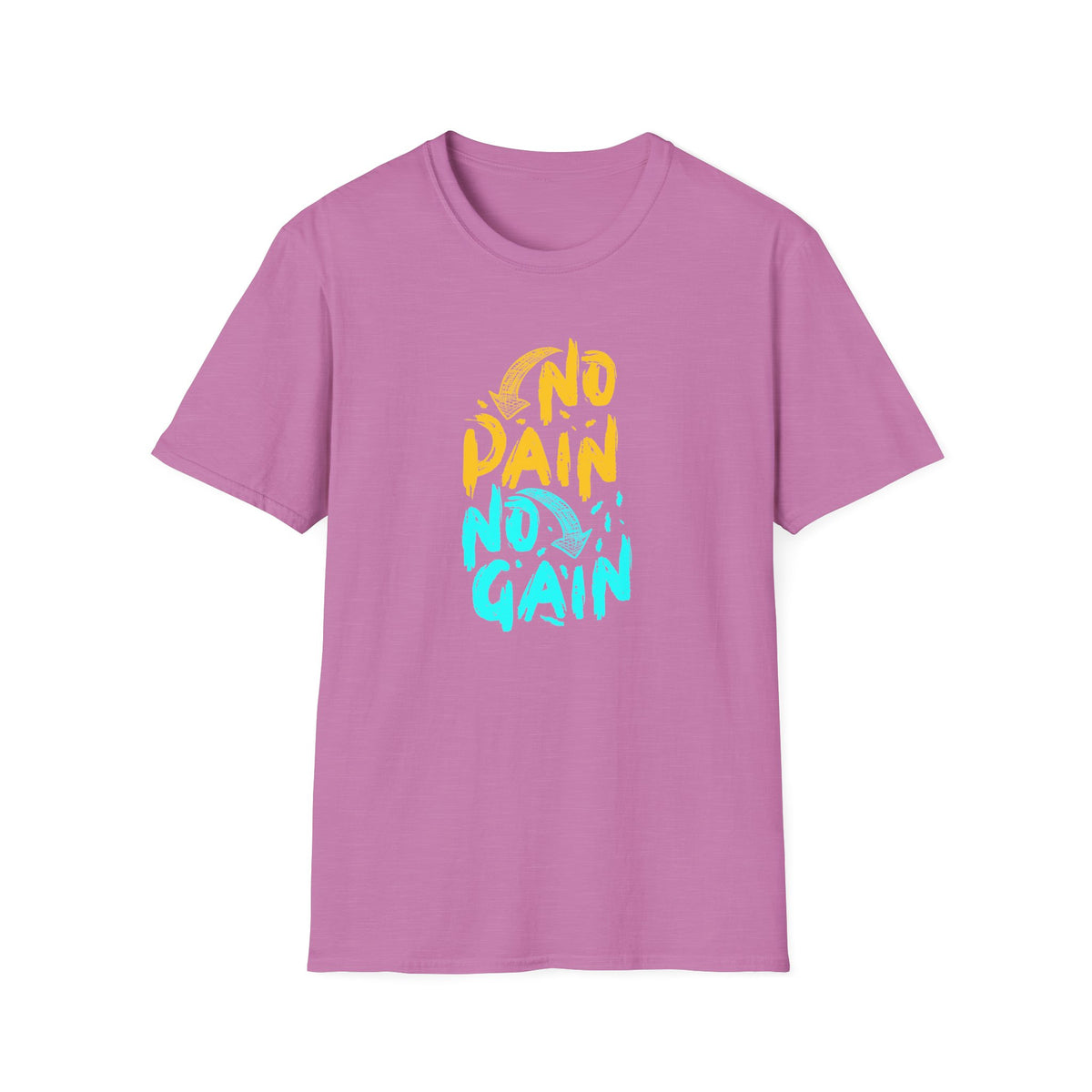 No Pain No Gain Motivational Graphic Tee - Inspire Success