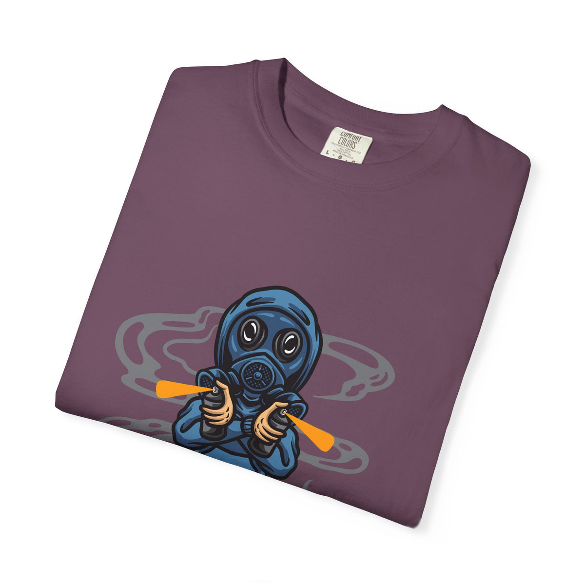 Gas Mask Graffiti Shirt - Cool Urban Streetwear - Artist Gift