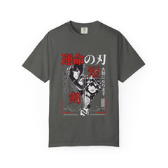Anime Manga Tee - Black White Sword Design - Japan Gift