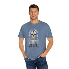 Spooky Skeleton Shirt - Hot Chocolate Humor - Funny Skull Tee
