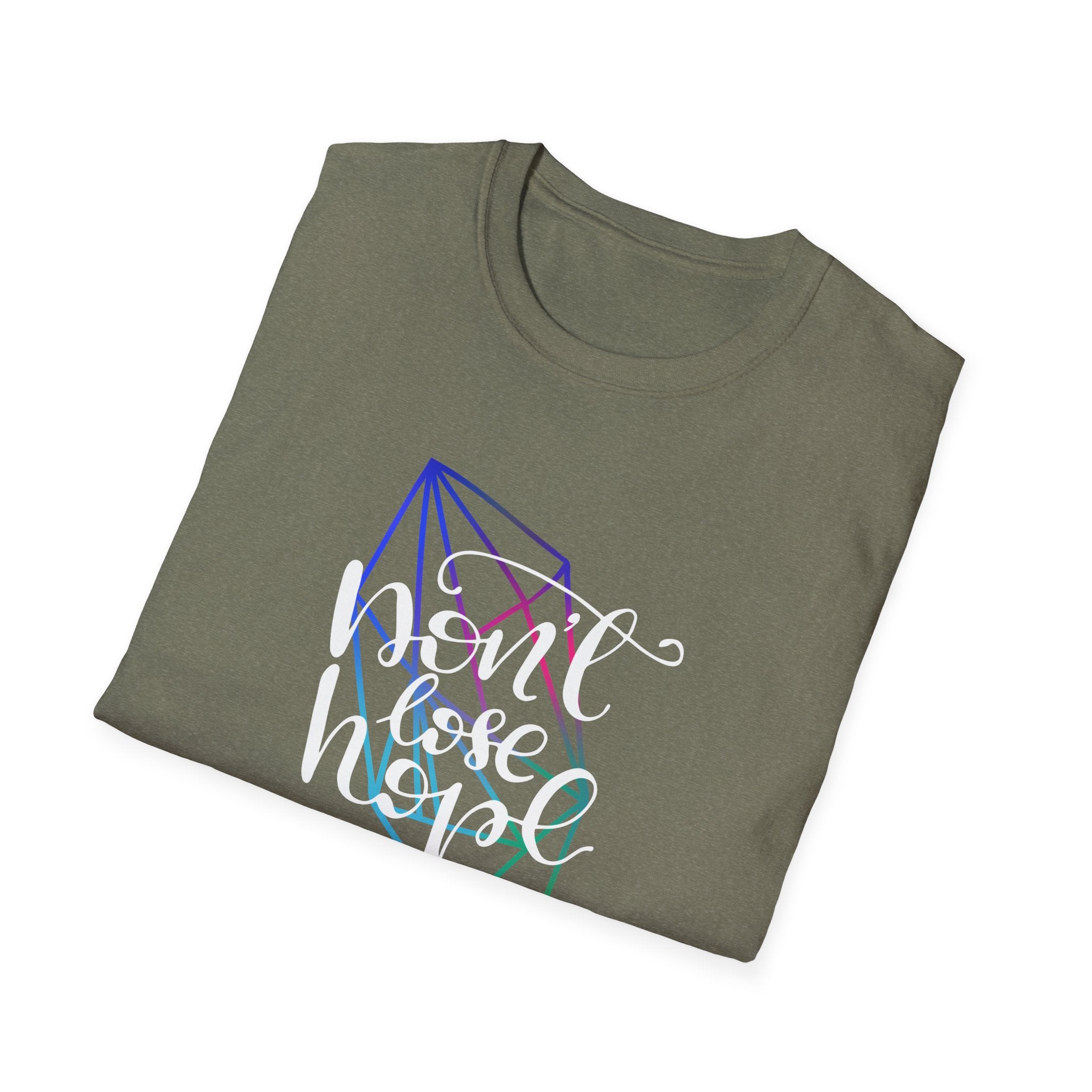 Don't Lose Hope Colorful Graphic Tee - Inspirational Shirt - Sinful Threads