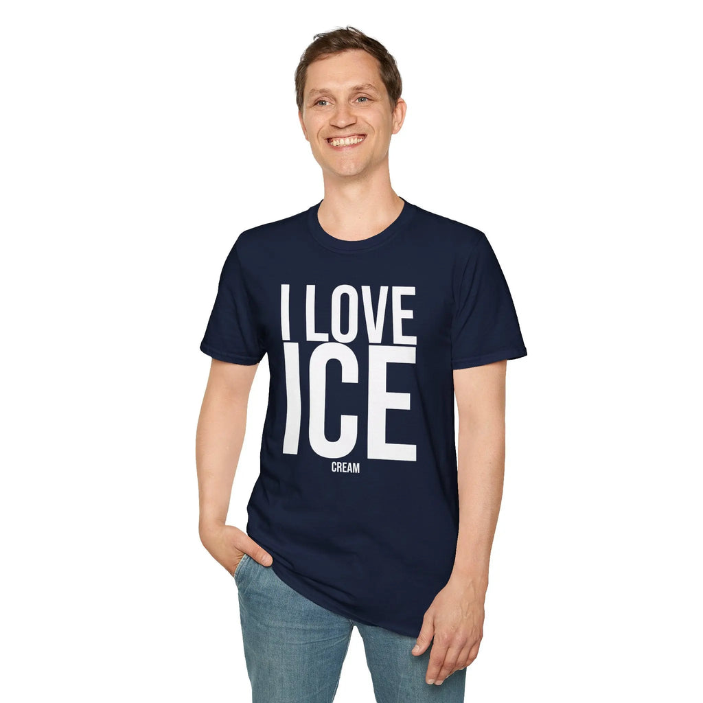 Political Satire Shirt - I Love ICE Cream Funny Tee Printify