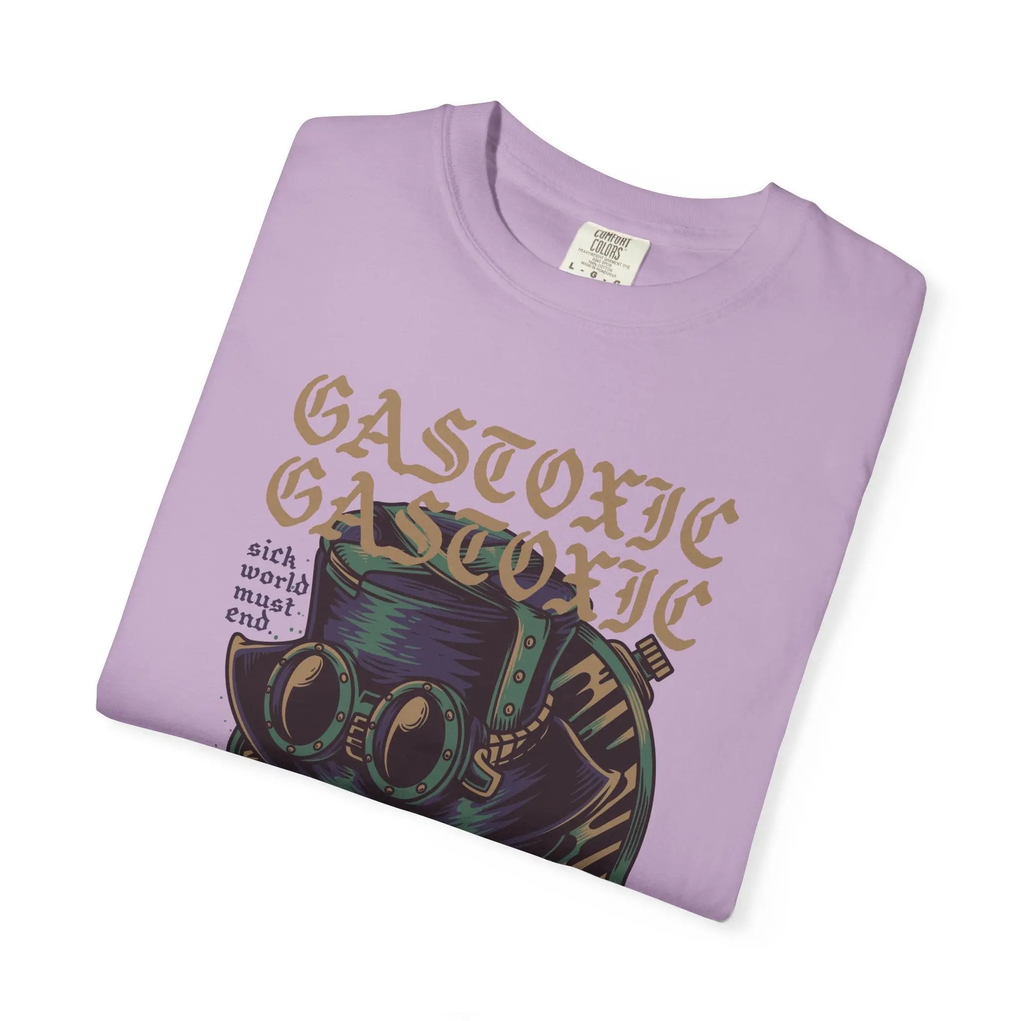 Gastoxic Steam Punk Character Design Graphic Printed T-Shirt - Sinful Threads