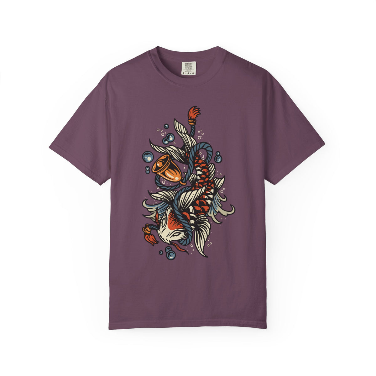 Koi Tattoo Shirt - Japanese Fish Tee, Traditional Art Gift