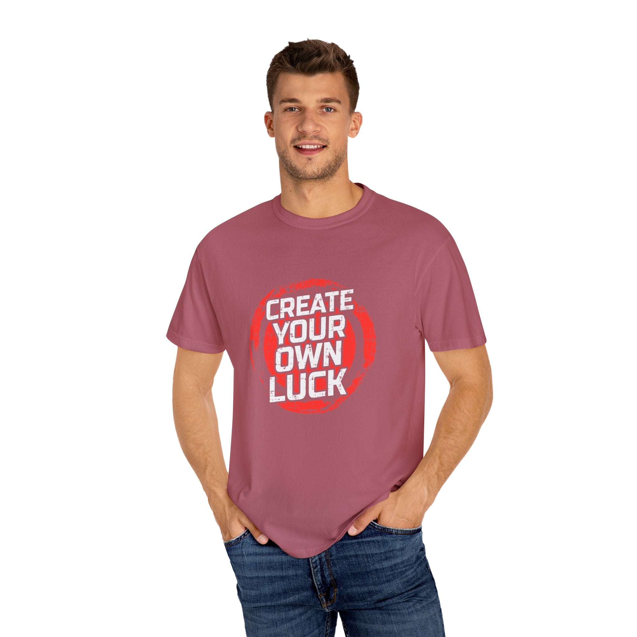 Motivational Quote Shirt - Create Luck Tee - Empowerment Gift - Sinful Threads