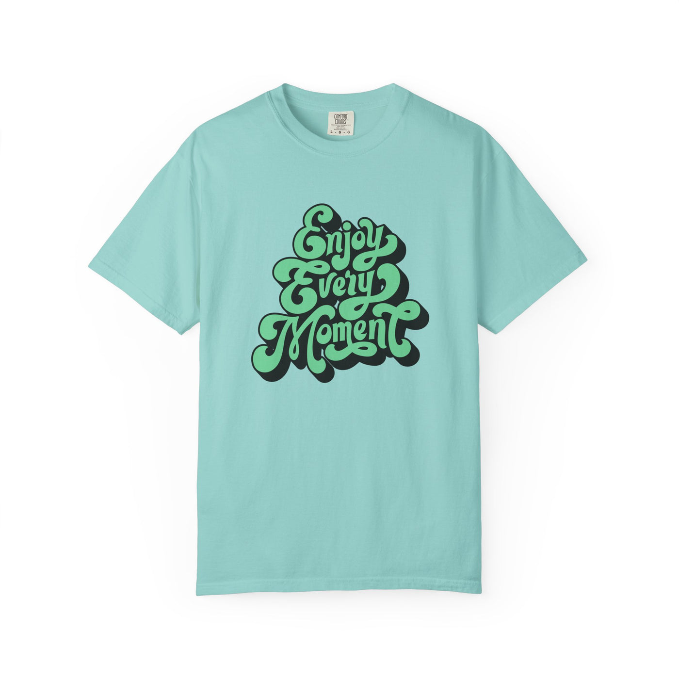 Groovy Graphic Tee - Enjoy Every Moment - Positive Vibe Gift - Sinful Threads