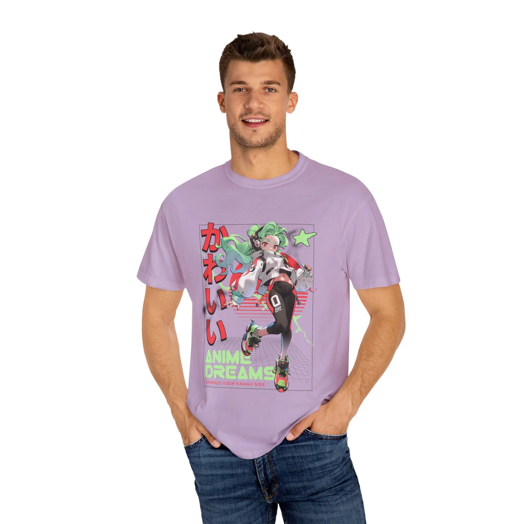 Cyberpunk Anime Tee - Kawaii Vaporwave - Streetwear - Sinful Threads
