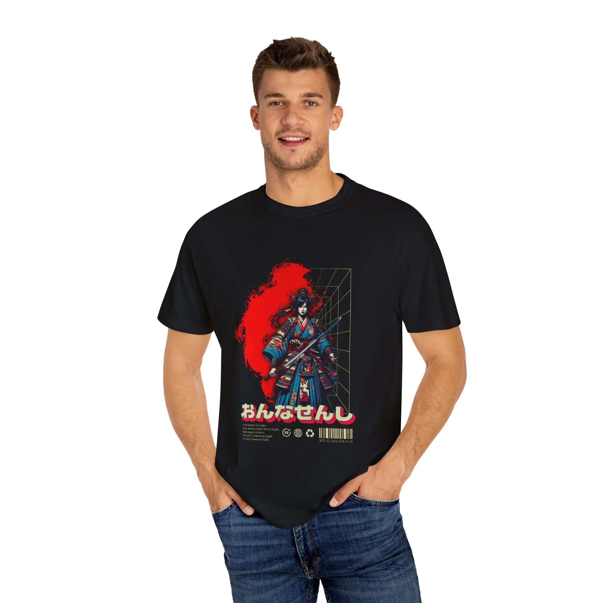 Onna Bugeisha Tee - Samurai Warrior Art Geisha Katana - Sinful Threads