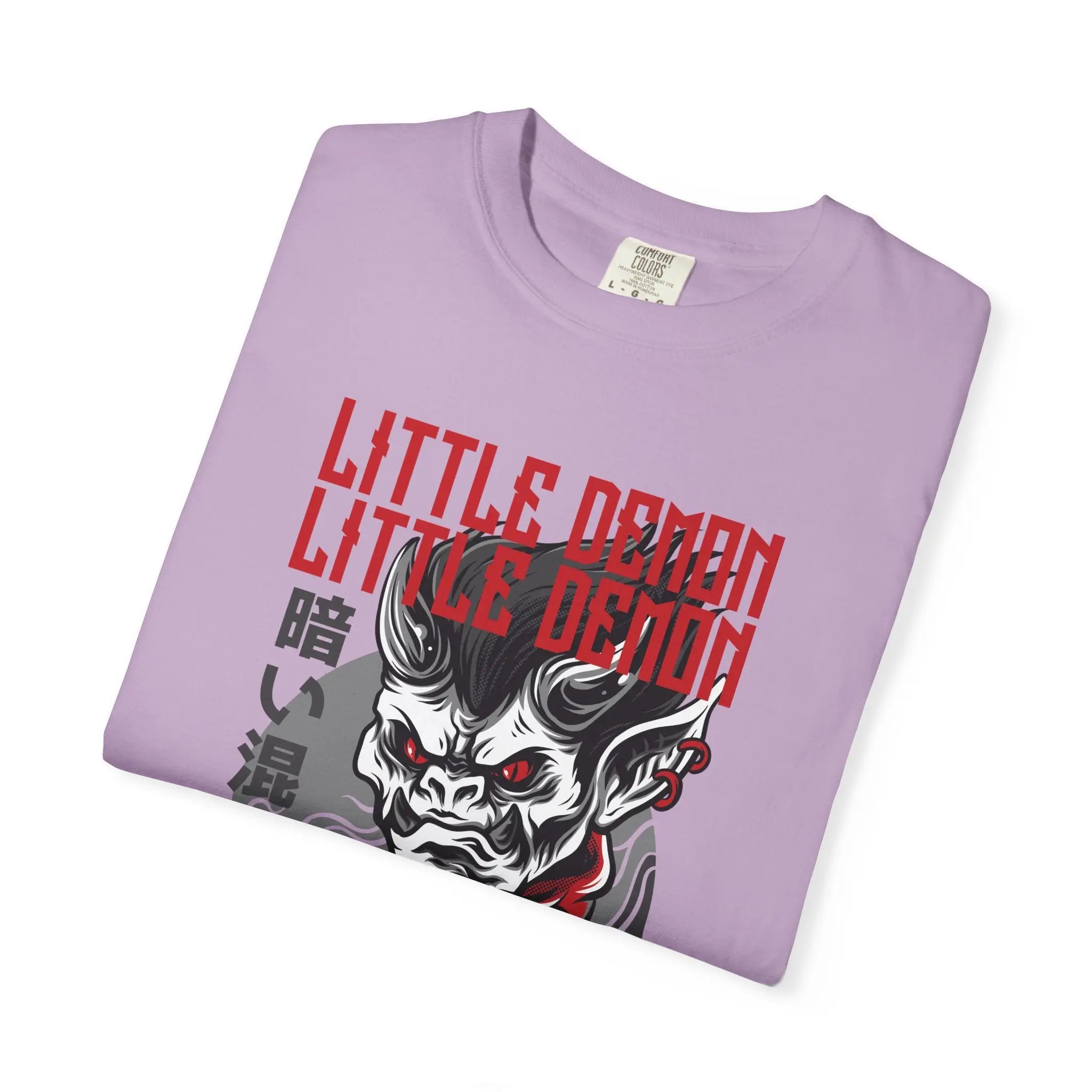 Little Demon Graphic Tee with Bold Art T-Shirt - Sinful Threads