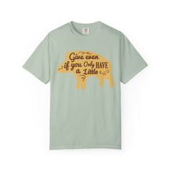 Give Even if You Only Have a Little Boar Silhouette T-Shirt - Sinful Threads