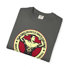 Building Muscle Since Day One Fitness Artwork T-Shirt