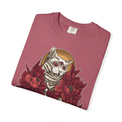 Occult Cat Tee - Weirdcore Ouija Shirt - Floral Graphic
