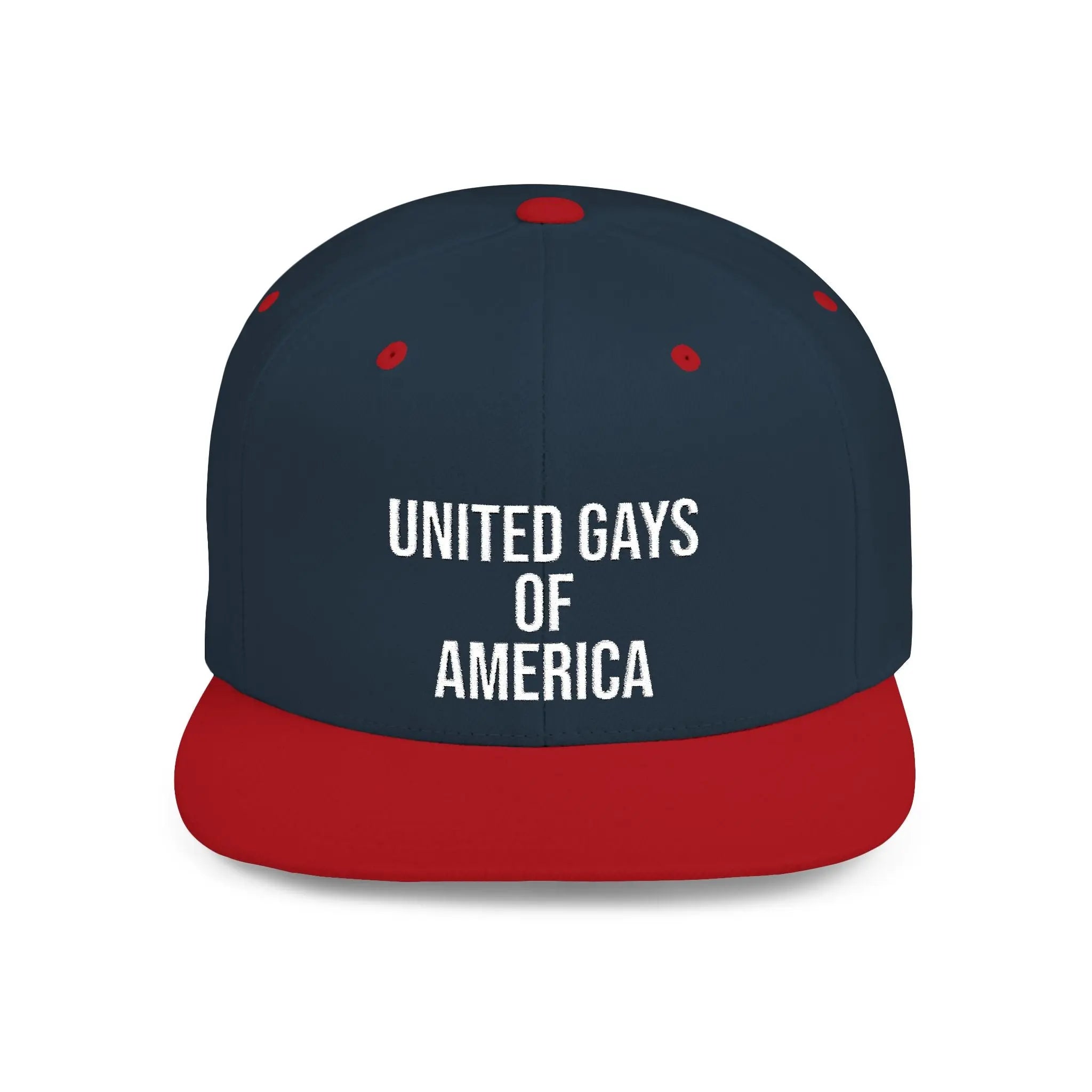 LGBTQ Pride Cap - United Gays of America Patriotic Hat Printify