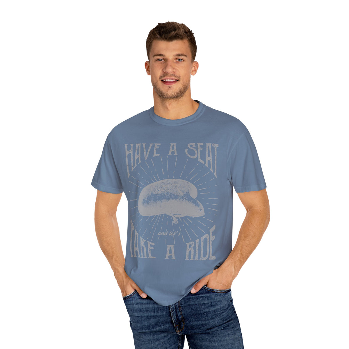 Have a Seat and Let's Take A Ride Design Vintage T-Shirt