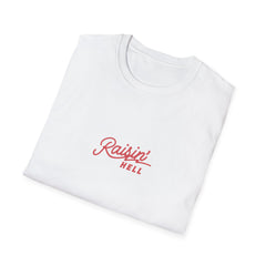 Raising Hell Graphic T-Shirt - Bold Rebellious Design Tee