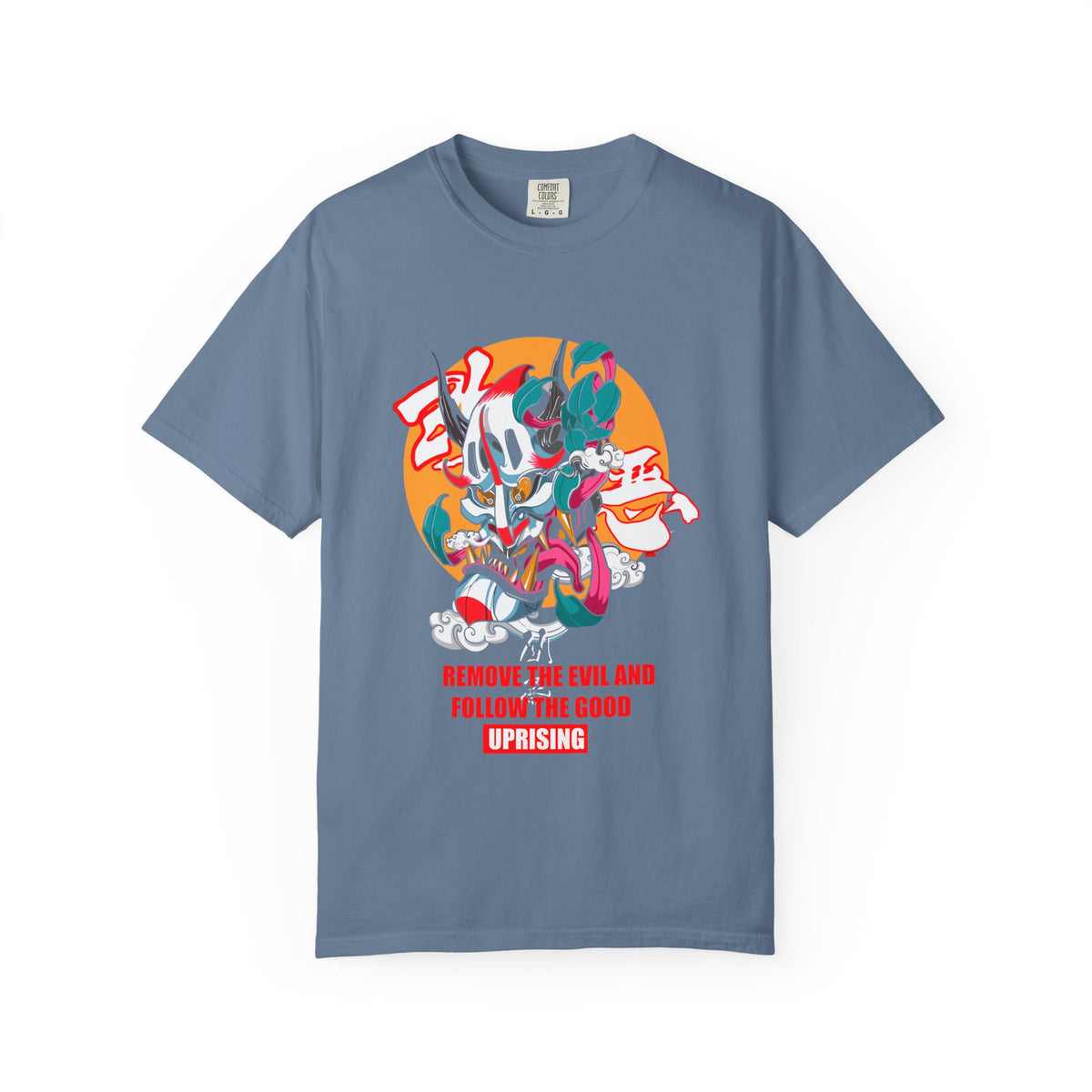 Oni Mask Japanese Demon Tee Uprising Art Streetwear