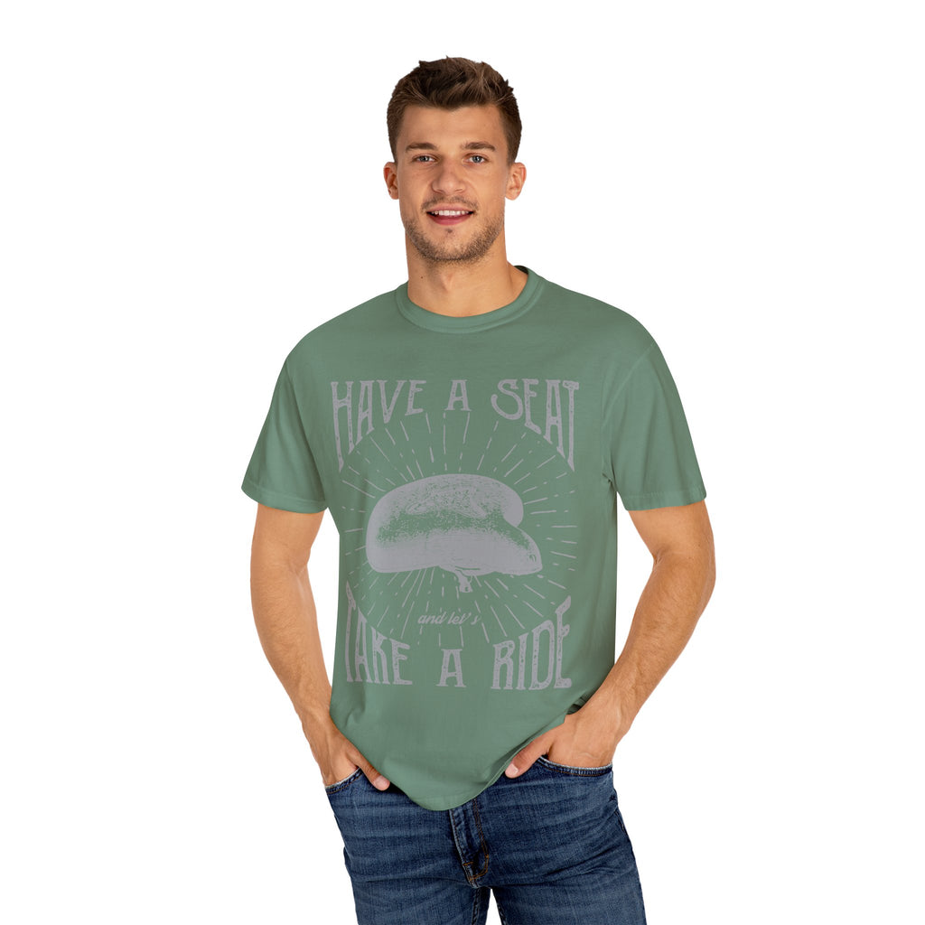 Have a Seat and Let's Take A Ride Design Vintage T-Shirt - Sinful Threads