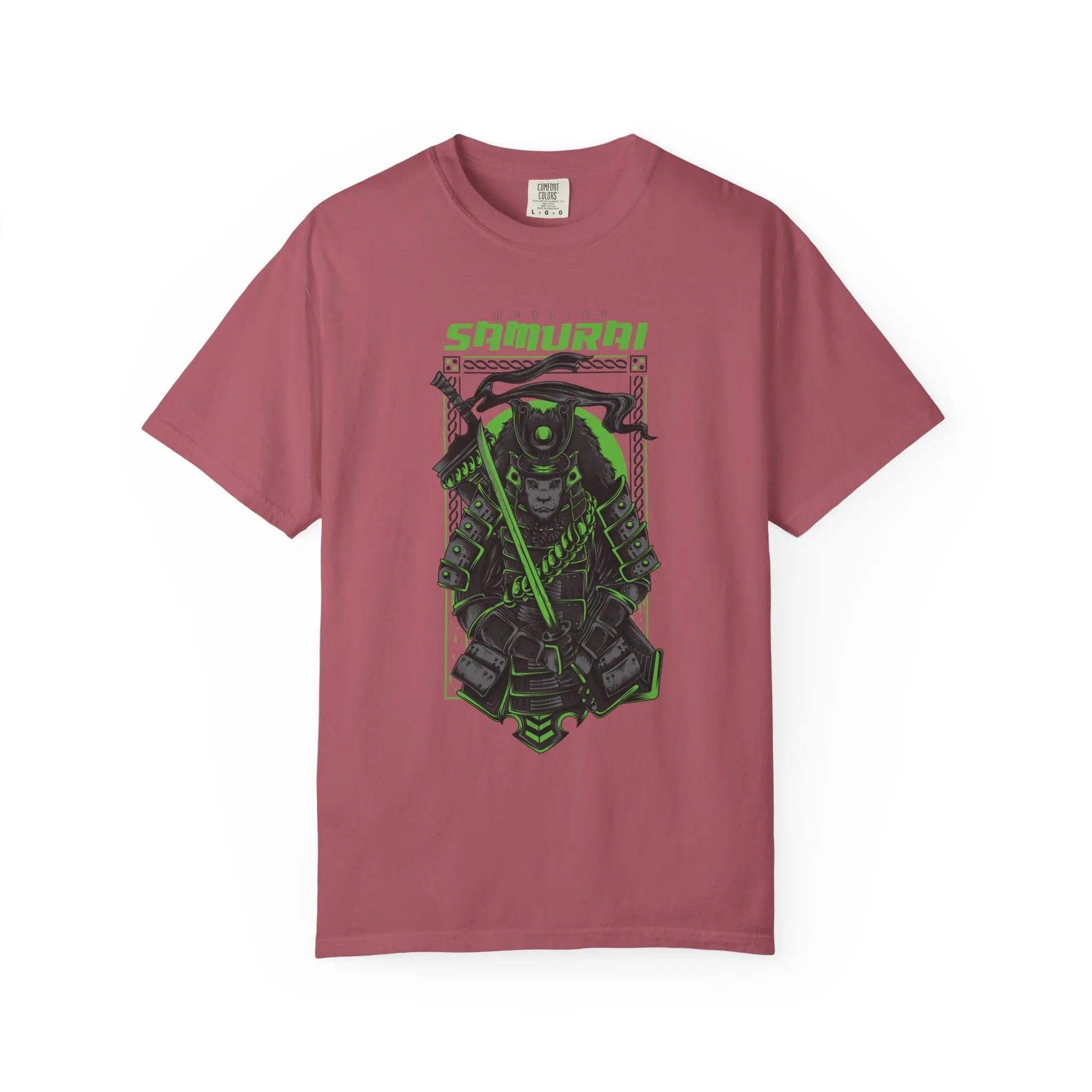 Fierce Warrior Samurai Graphic Unisex Relaxed Fit T-Shirt - Sinful Threads