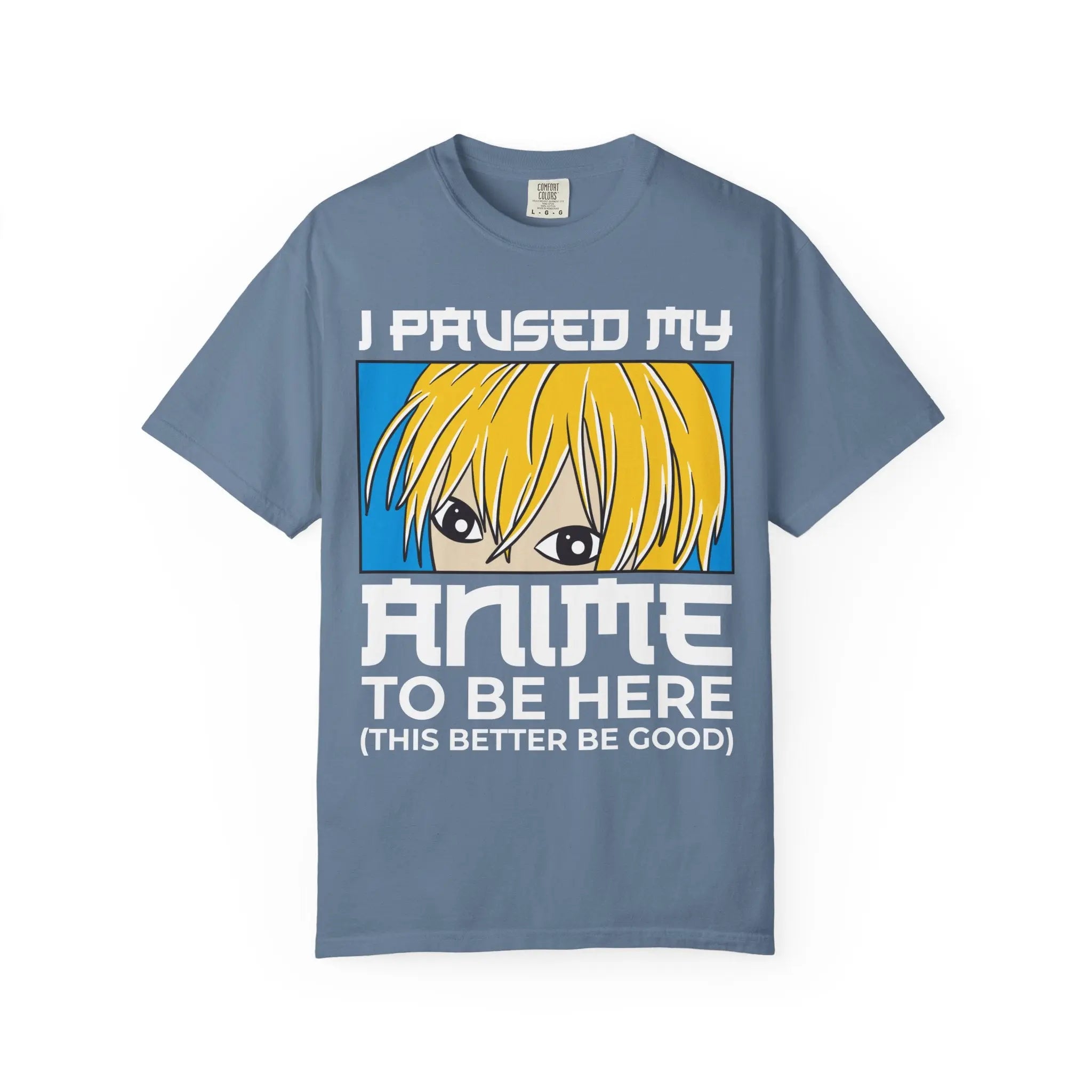 Paused Anime Shirt – Graphic Meme Tee - Sinful Threads