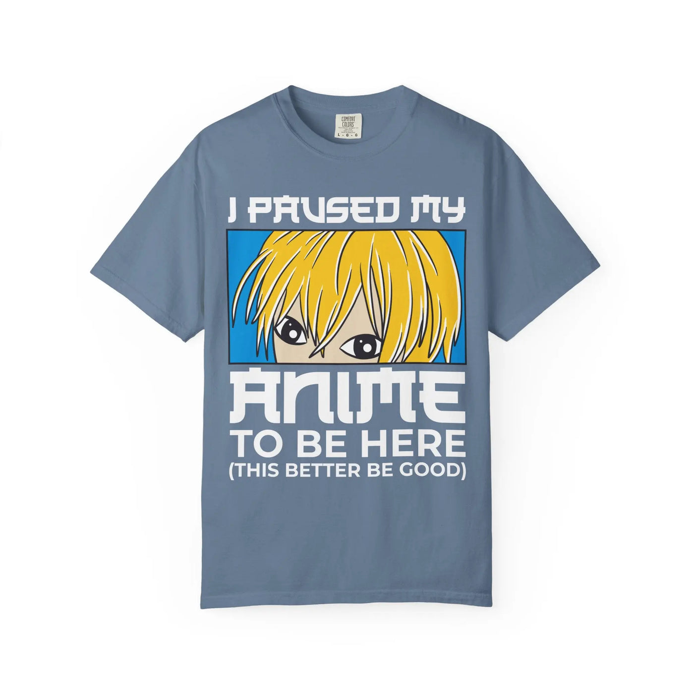 Paused Anime Shirt – Graphic Meme Tee - Sinful Threads