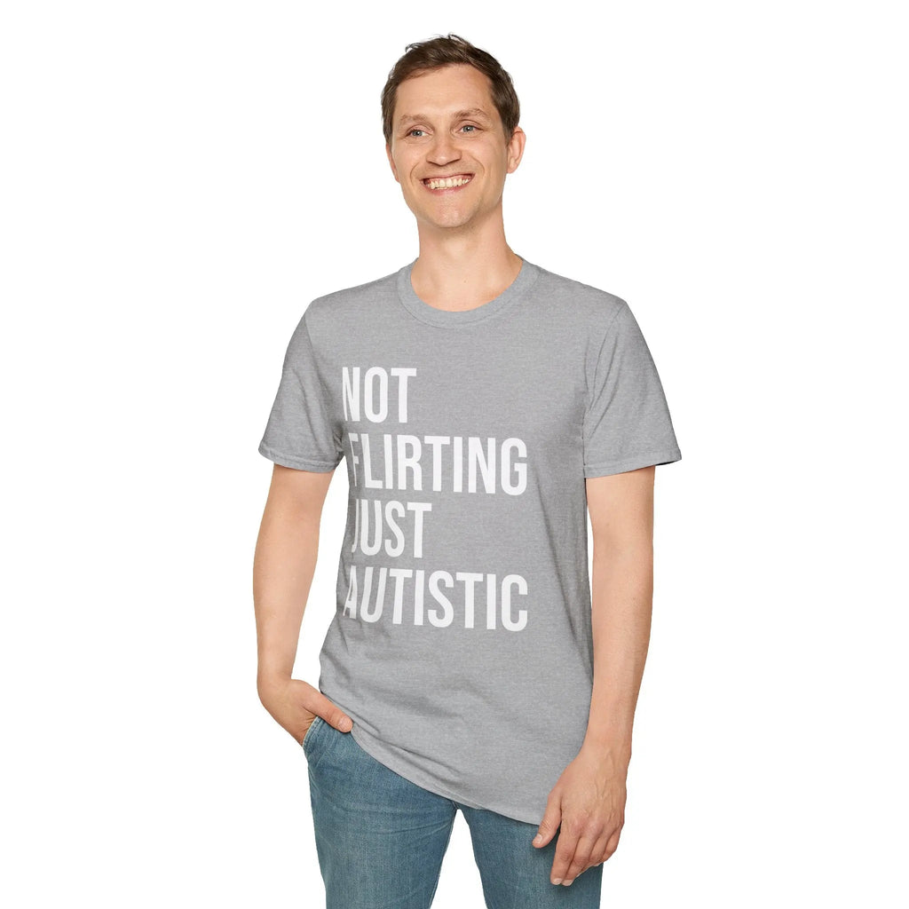 Not Flirting Just Autistic Shirt - Autism Awareness Apparel Printify