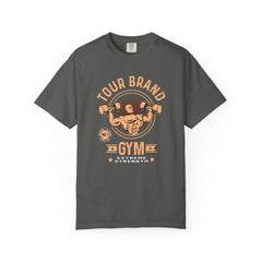 Tour Brand Gym No 1 Design for Strong People T-Shirt