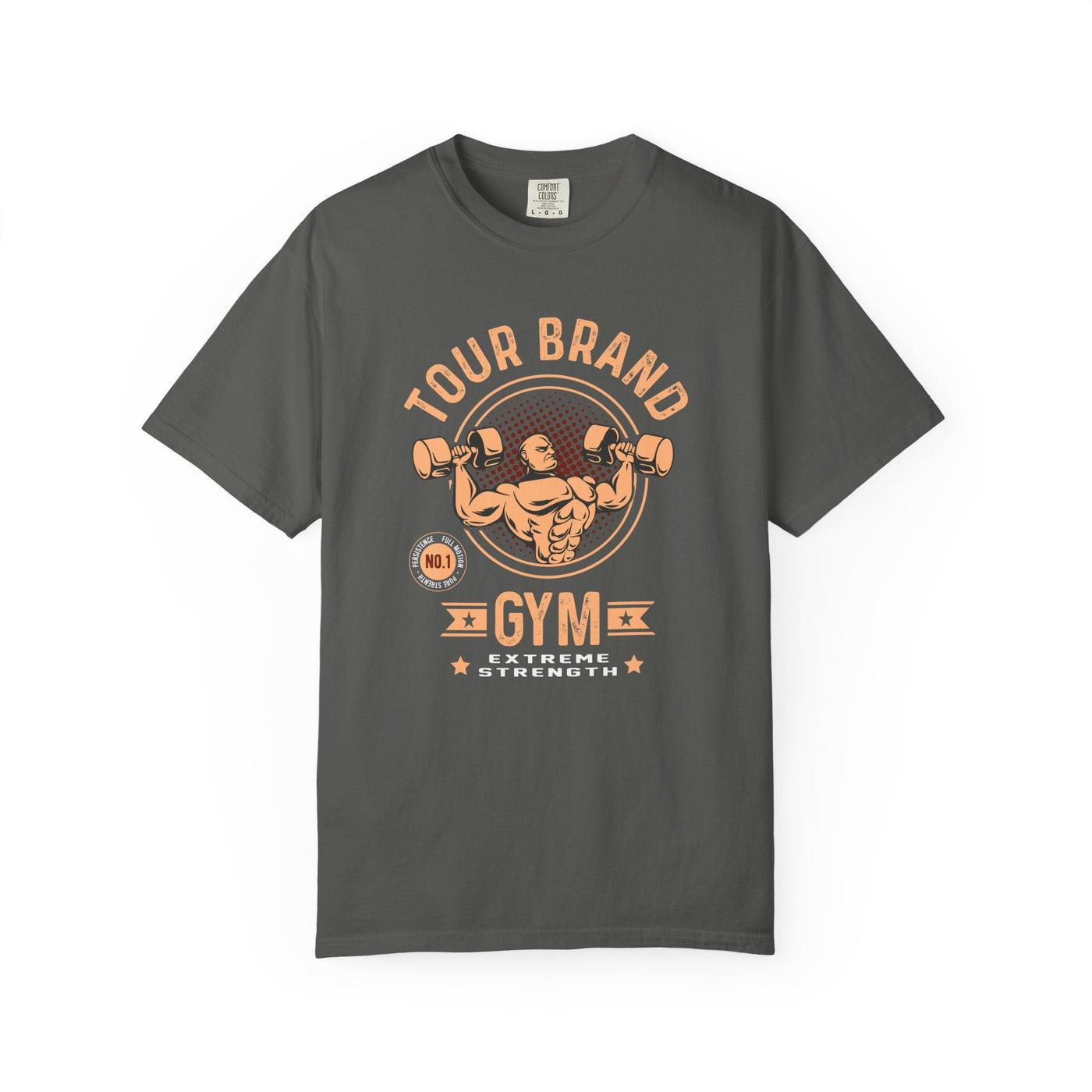 Strong People Gym Shirt - Tour Brand No 1 Design - Sinful Threads