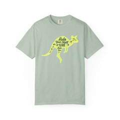 Kangaroo Silhouette with Mental Rules Greatness T-Shirt - Sinful Threads