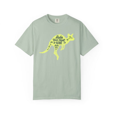 Kangaroo Silhouette with Mental Rules Greatness T-Shirt - Sinful Threads