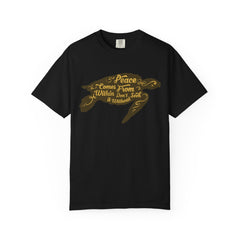 Sea Turtle Peace Comes From Within Design Graphic T-Shirt - Sinful Threads