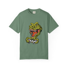 Dino Gamer Rex with Controller Video Game Fan T-Shirt