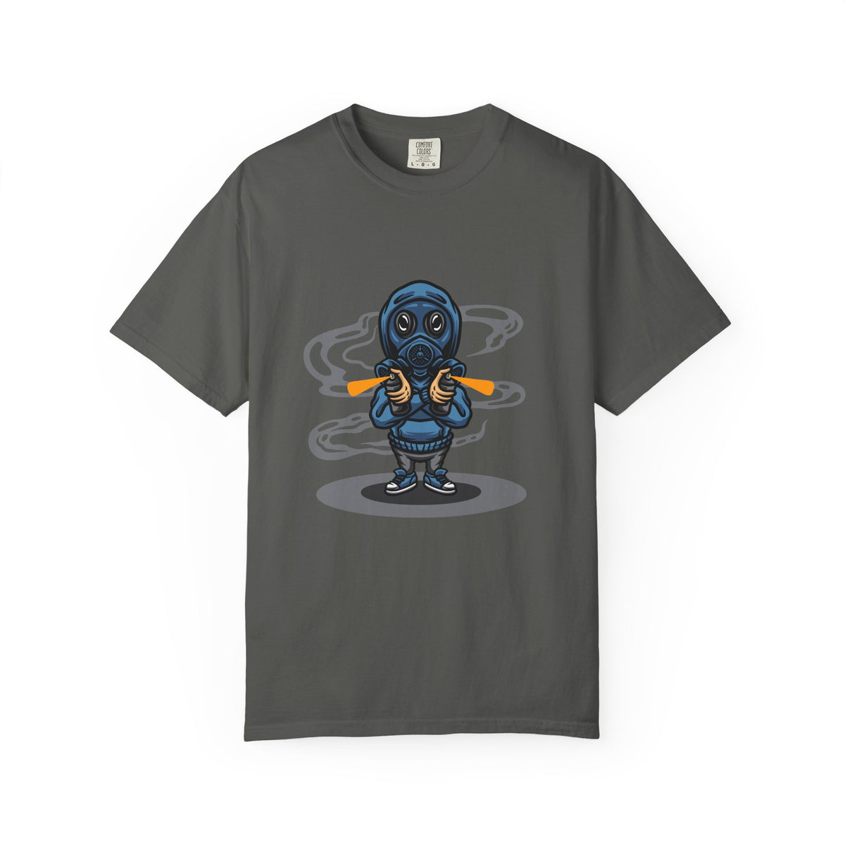 Gas Mask Graffiti Shirt - Cool Urban Streetwear - Artist Gift