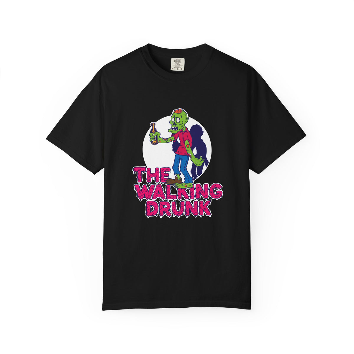 Funny Zombie Shirt - Walking Drunk Tee - Halloween Gift