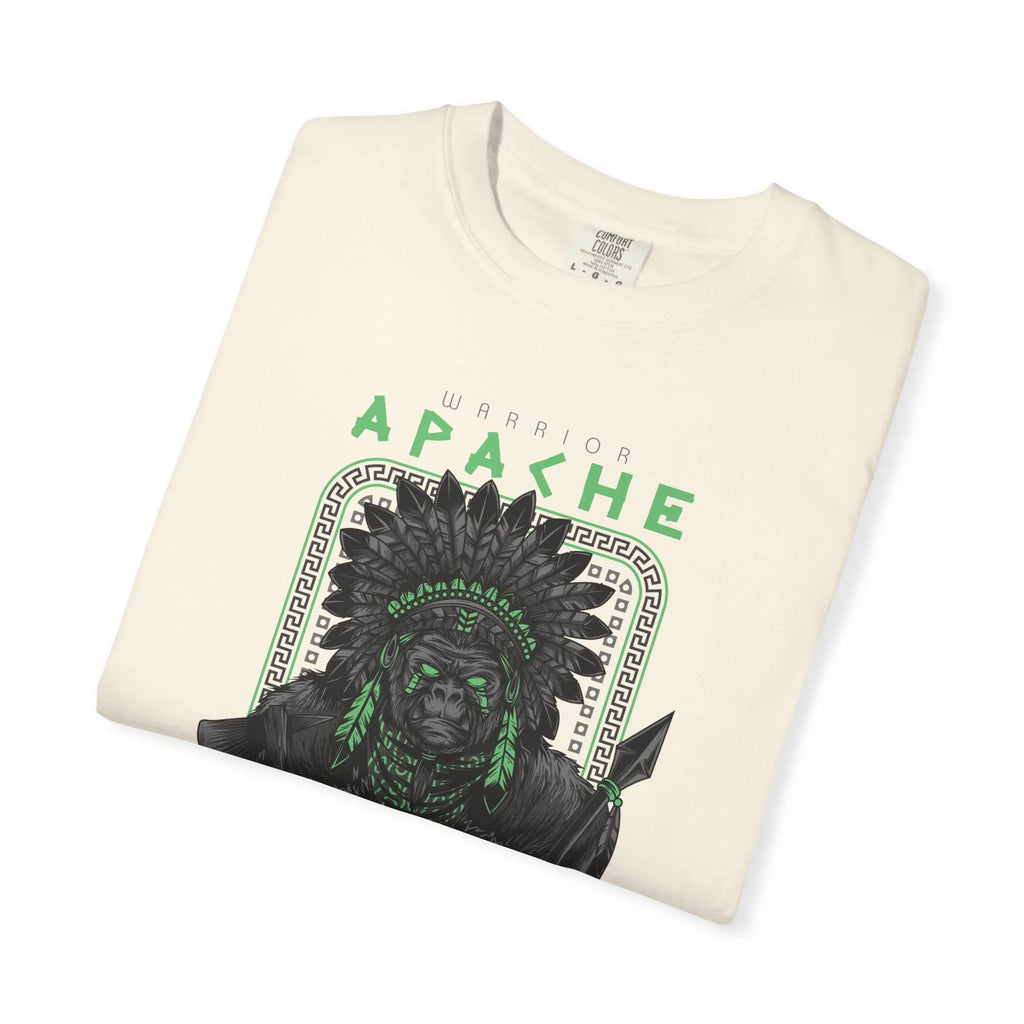 Warrior Apache Unique Graphic Illustration T-Shirt - Sinful Threads