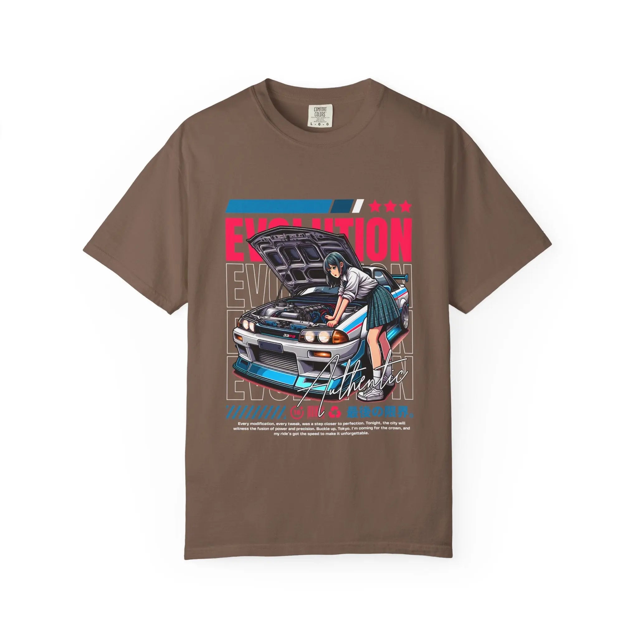 R32 Skyline Tee - JDM Drift Culture Anime Girl Art - Sinful Threads