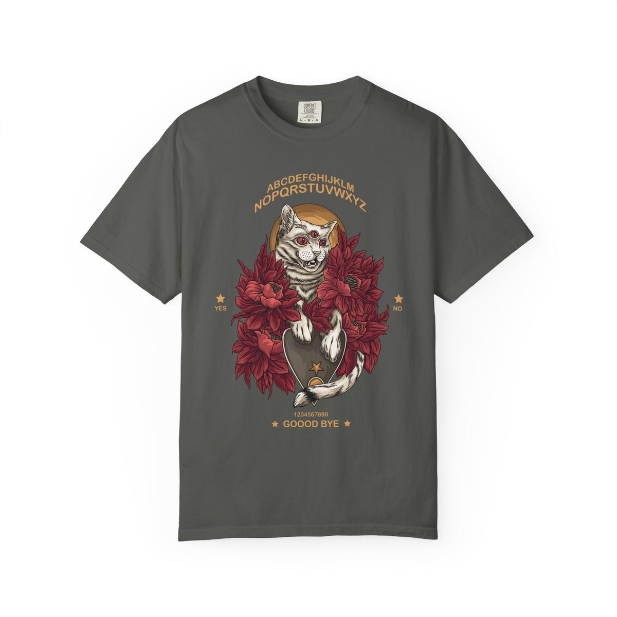 Three-Eyed Cat Tee - Witchy Ouija Vibes - Occult Shirt