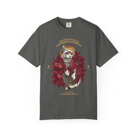 Three-Eyed Cat Tee - Witchy Ouija Vibes - Occult Shirt